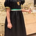 Black Elegance Dress – National Day Edition